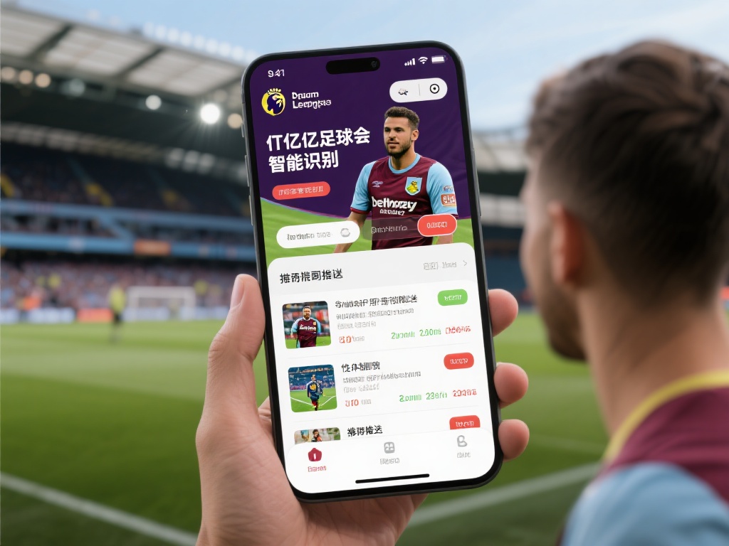 例如，你是英超联赛的忠实粉丝，千亿球友会会智能识别